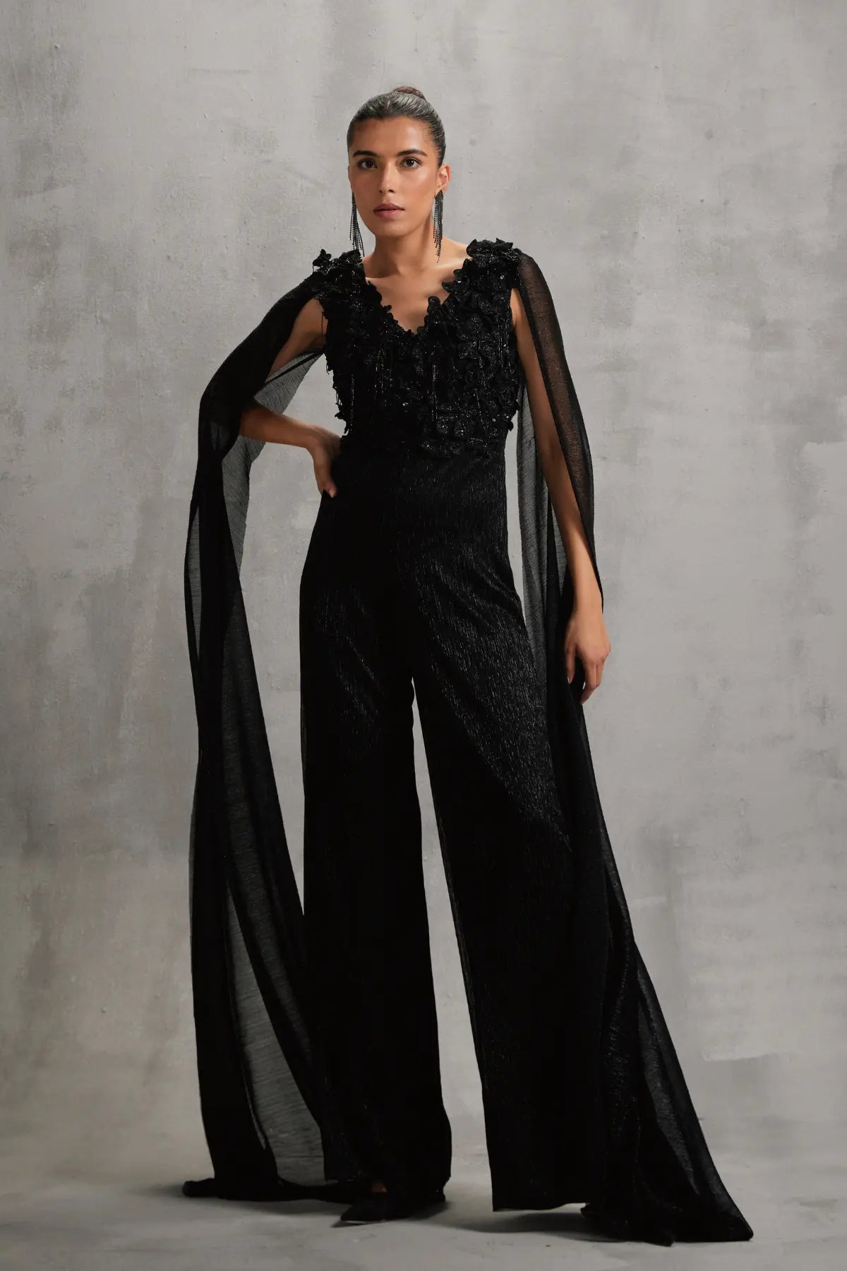 Hana Draped Sleeves Jumpsuit Namrata Joshipura