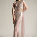 PEARL METEOR MERMAID DRAPE EMBELLISHED SAREE