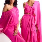 Rosa Baroque Drape Saree Namrata Joshipura