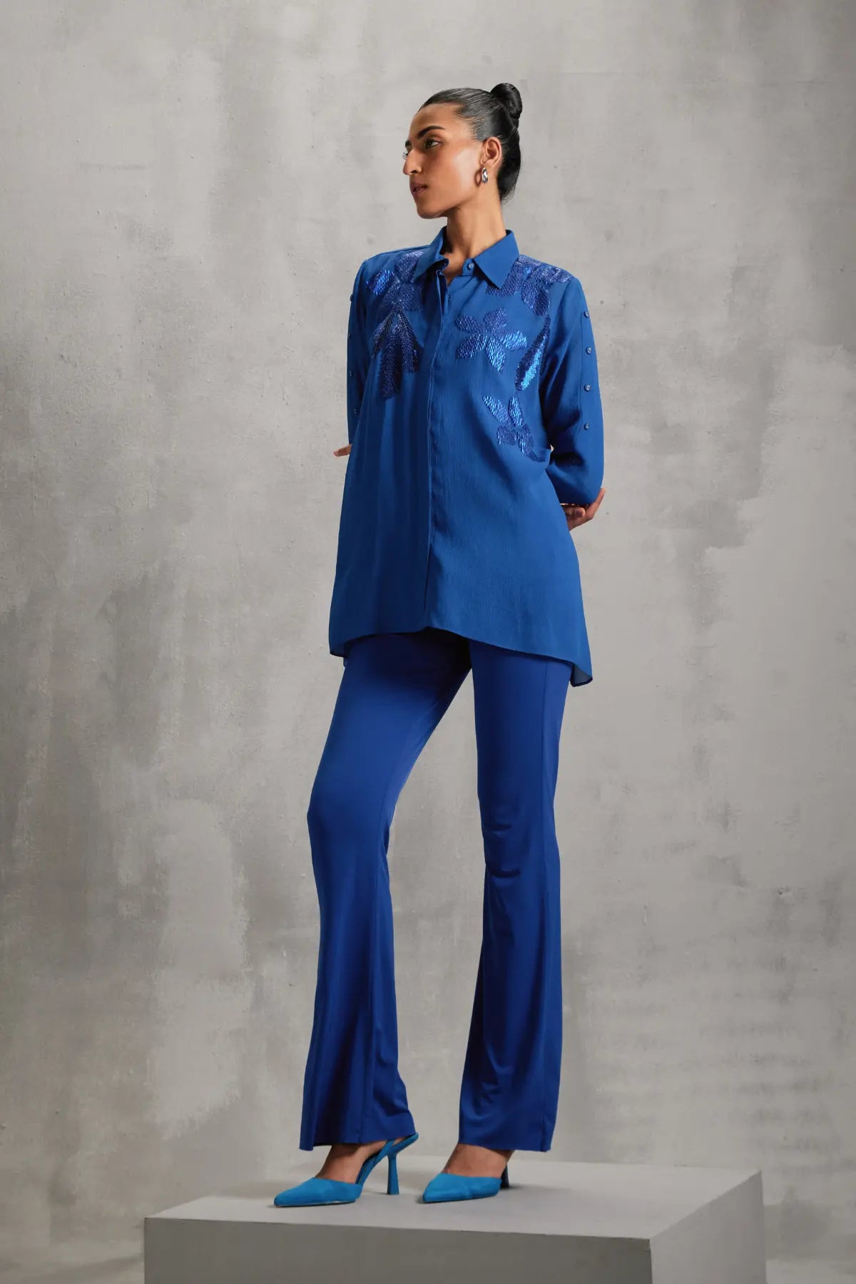 Moonflower minimalist shirt Namrata Joshipura