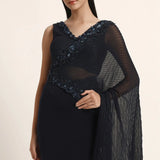 Rosette Flare Drape Saree Namrata Joshipura Online
