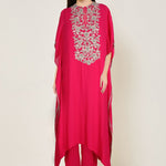 AMARA INTRICATE YOKE KAFTAN WITH PANTS Namrata Joshipura Online