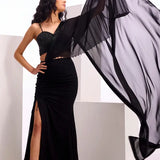 Metallic Cord Drape Saree Namrata Joshipura