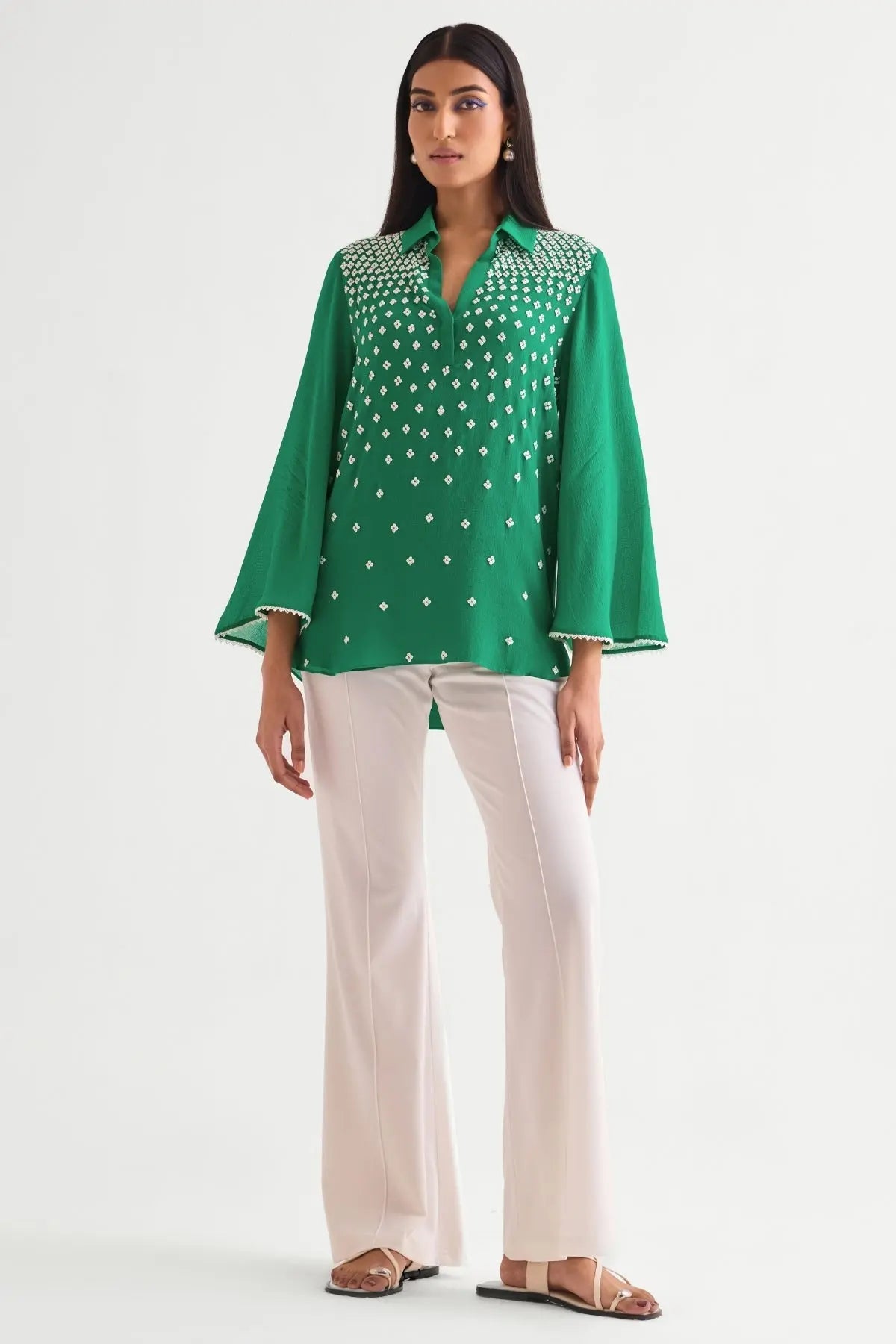 Mila Bell Sleeves Top Namrata Joshipura Online