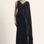 Rosette Flare Drape Saree Namrata Joshipura Online