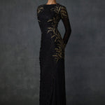 Autumn Fern Side Fringe Gown Namrata Joshipura Online