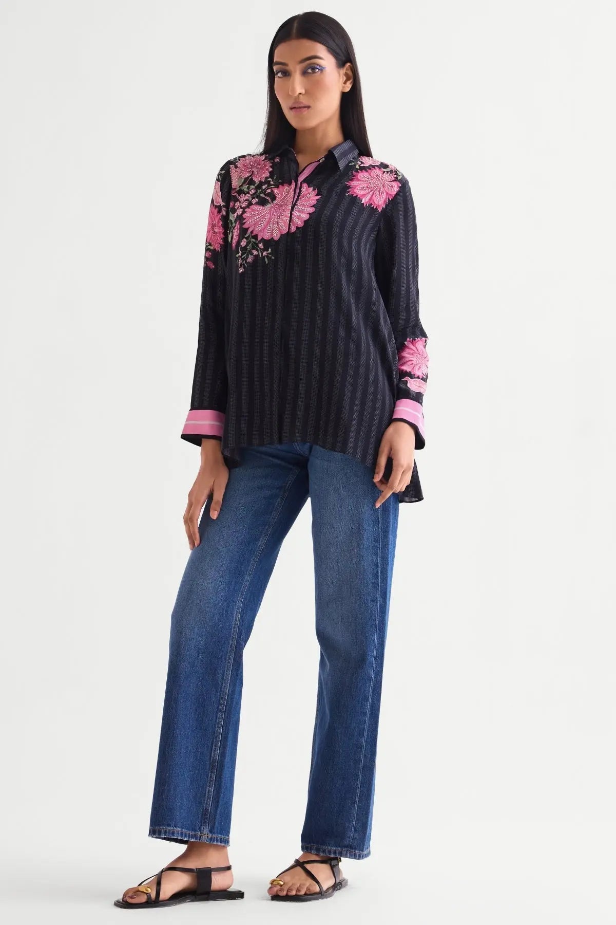Floret Hankerchief Shirt Namrata Joshipura Online
