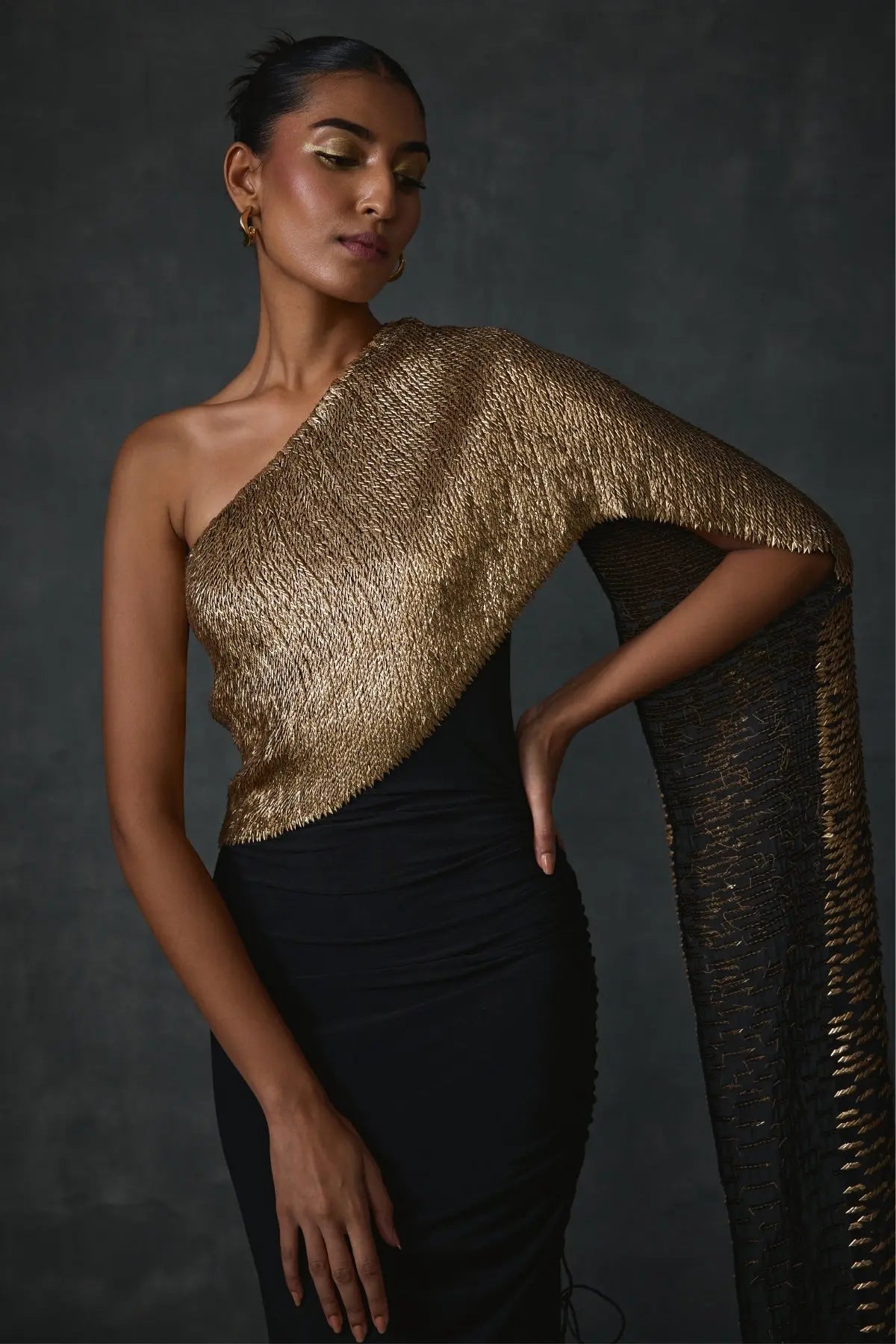 Bark One Offshoulder Chic Gown Namrata Joshipura Online