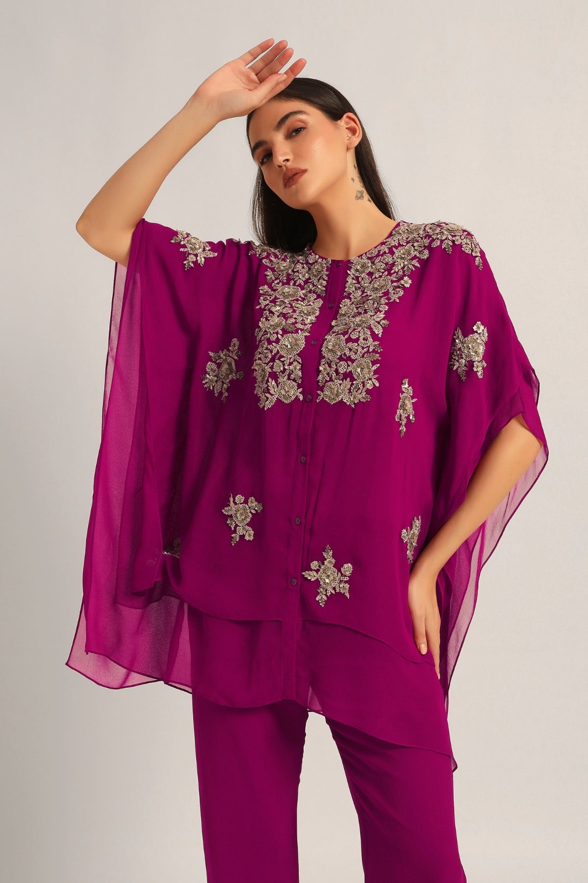 Amara Double Layer Co-ordset Namrata Joshipura Online