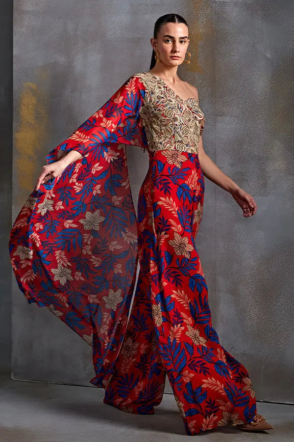 Willow One Off Shoulder Jumpsuit Namrata Joshipura