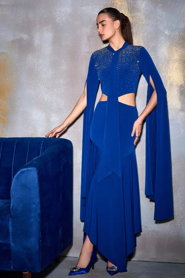 Crystal Square Tie Up Dress Namrata Joshipura