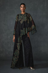 Paisley Cape Style Jumpsuit