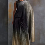Sunset Fade Cape Jumpsuit Namrata Joshipura