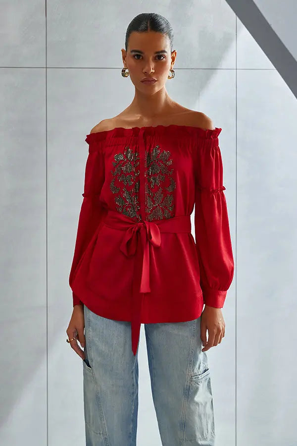 Riverleaf Off Shoulder Top Namrata Joshipura