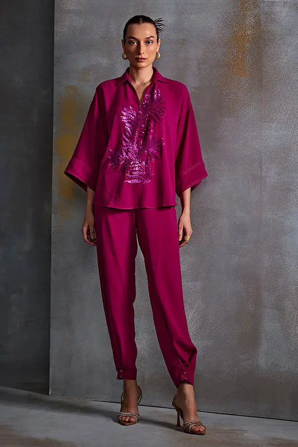 Autumn Fern Boxy Co-Ord Set Namrata Joshipura