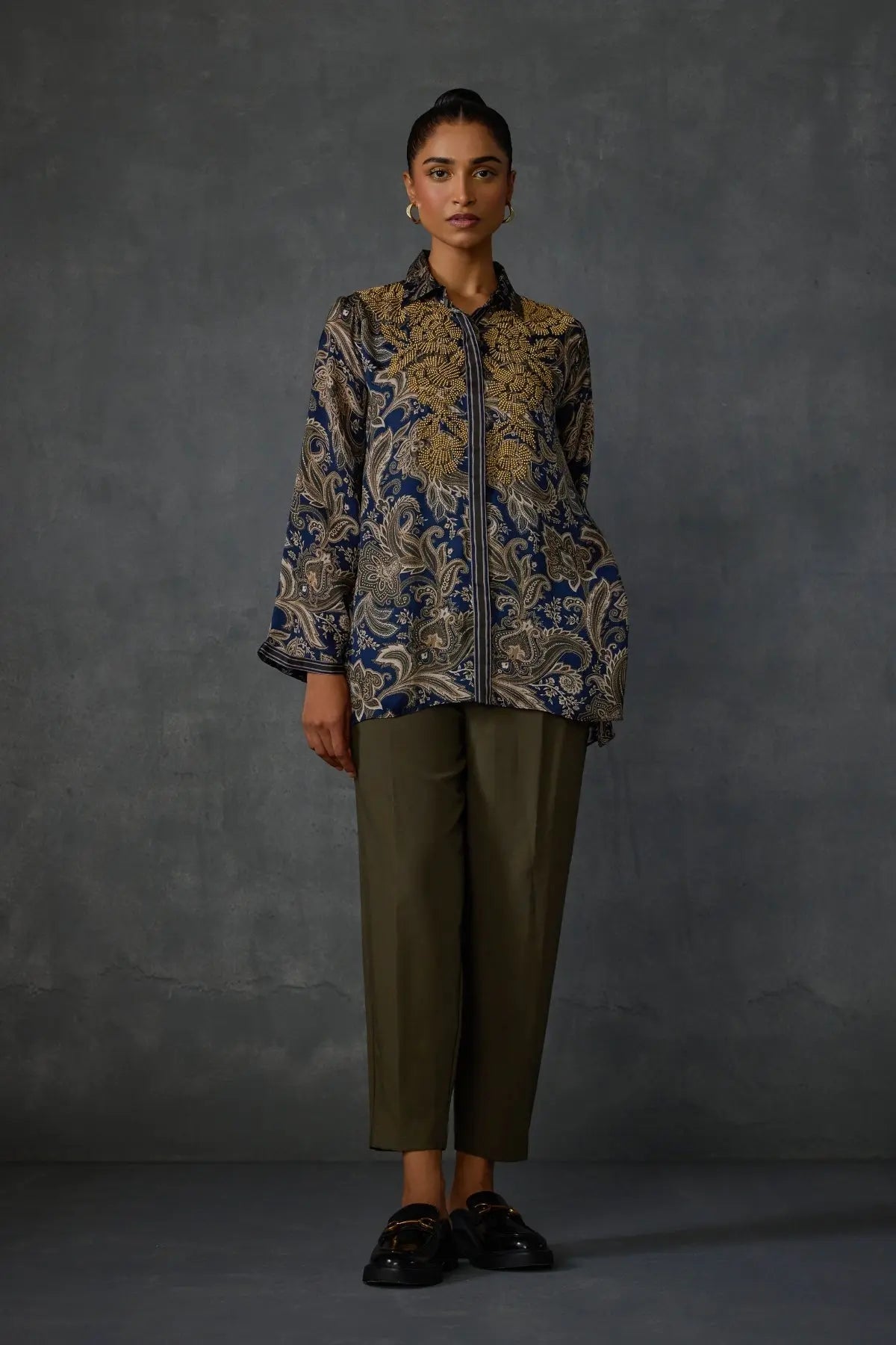Myrrah Paisley Trapeze Tunic Namrata Joshipura Online