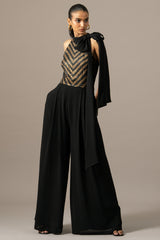 Matrix Box Pleat Jumpsuit