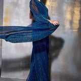 Cordelia Cape Sleeve Jumpsuit Namrata Joshipura
