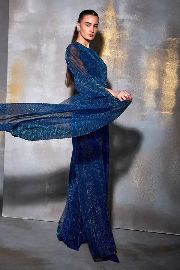 Cordelia Cape Sleeve Jumpsuit Namrata Joshipura