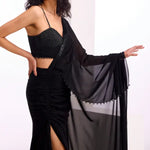 Metallic Cord Drape Saree Namrata Joshipura