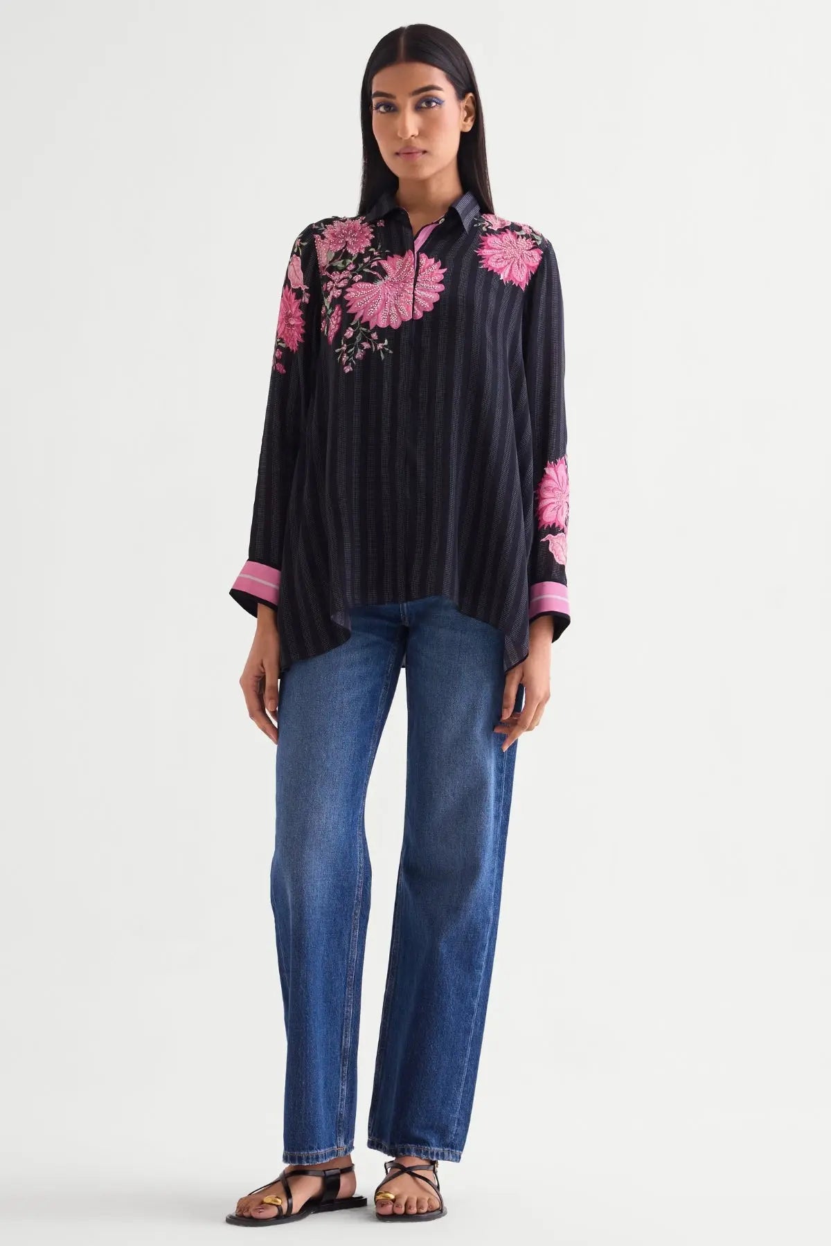 Floret Hankerchief Shirt Namrata Joshipura Online