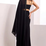 Metallic Cord Drape Saree Namrata Joshipura