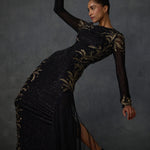 Autumn Fern Side Fringe Gown Namrata Joshipura Online