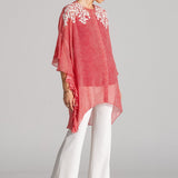 IVY WAVES SIDE FRILL TUNIC