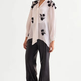 Scrunchy Handkerchief Front Tie Top Namrata Joshipura Online