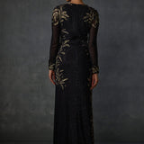 Autumn Fern Side Fringe Gown Namrata Joshipura Online