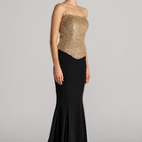 PEARL DROP CORSET WITH SKIRT