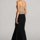 PEARL DROP CORSET WITH SKIRT