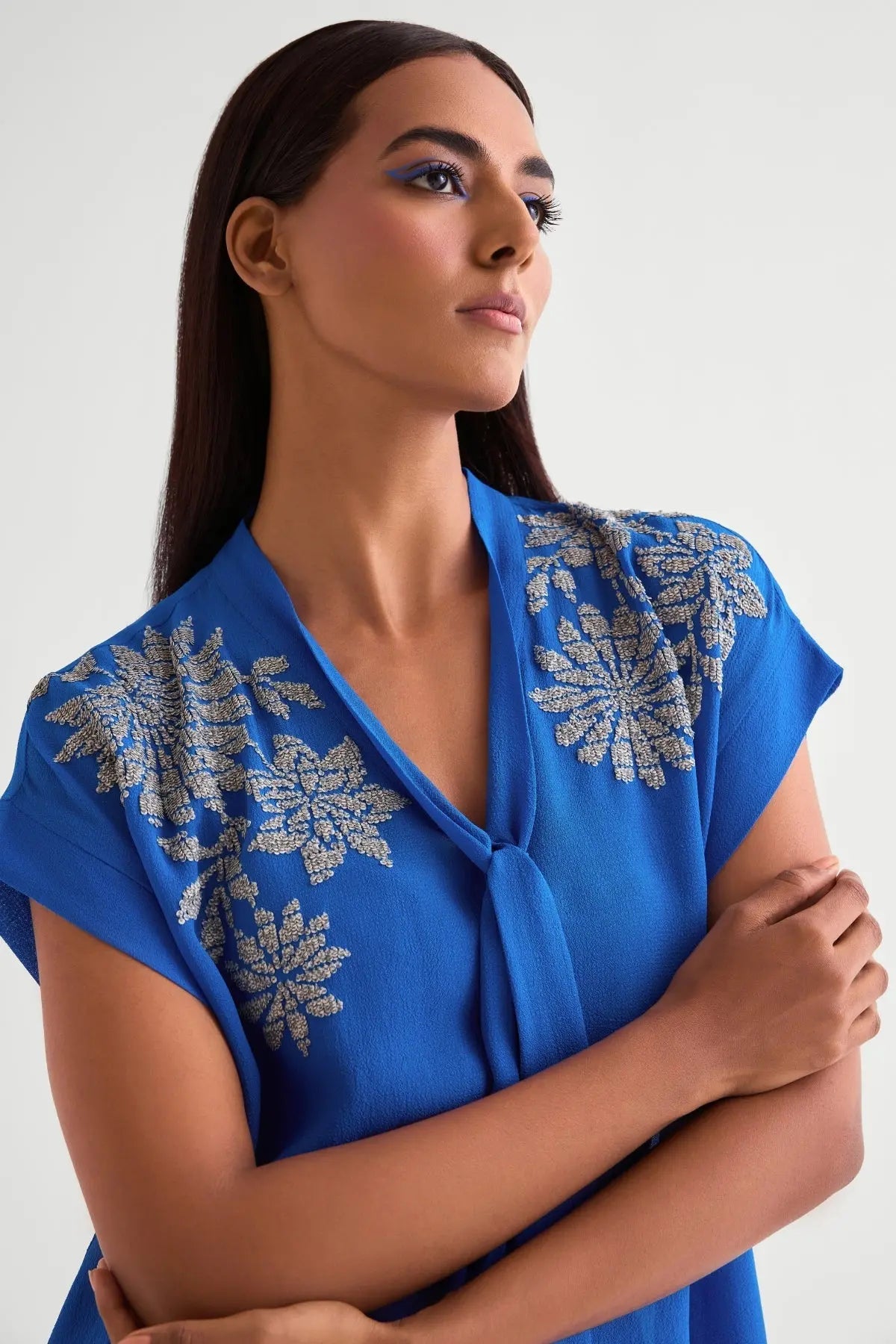 Zoey Handkerchief Front Tie Top Namrata Joshipura Online