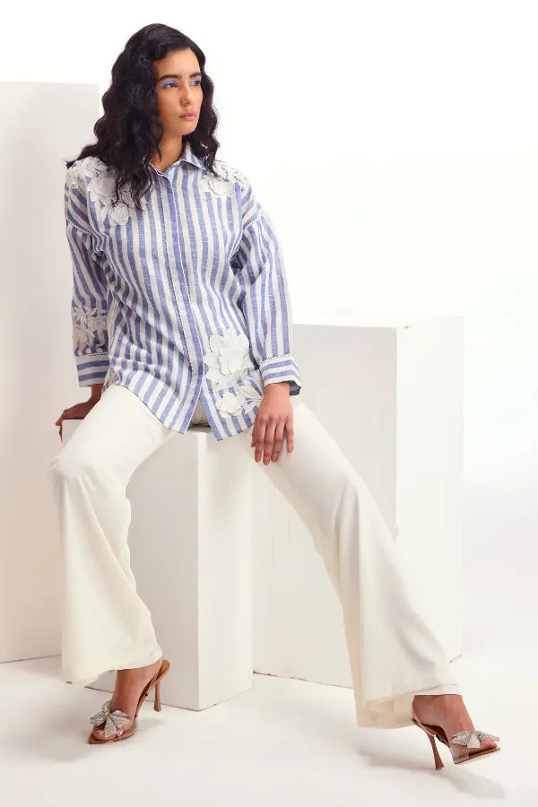 Dahlia Stripes Boxy Shirt Namrata Joshipura