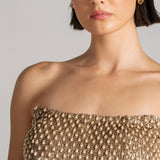PEARL DROP CORSET WITH SKIRT