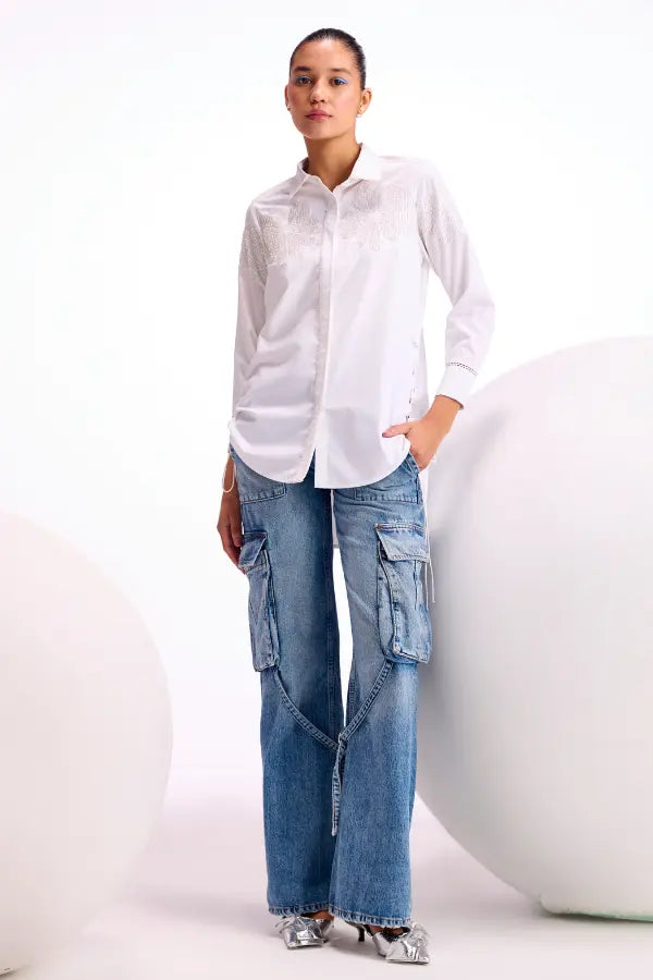 Zebrina Poplin Top Namrata Joshipura