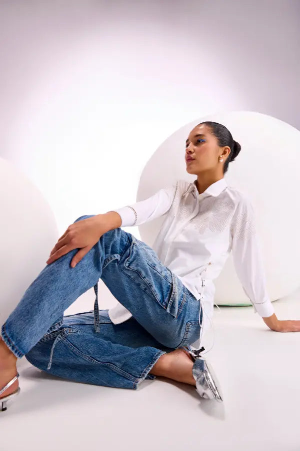 Zebrina Poplin Top Namrata Joshipura