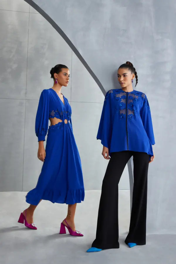 Vervain Waist Cut Out Dress Namrata Joshipura
