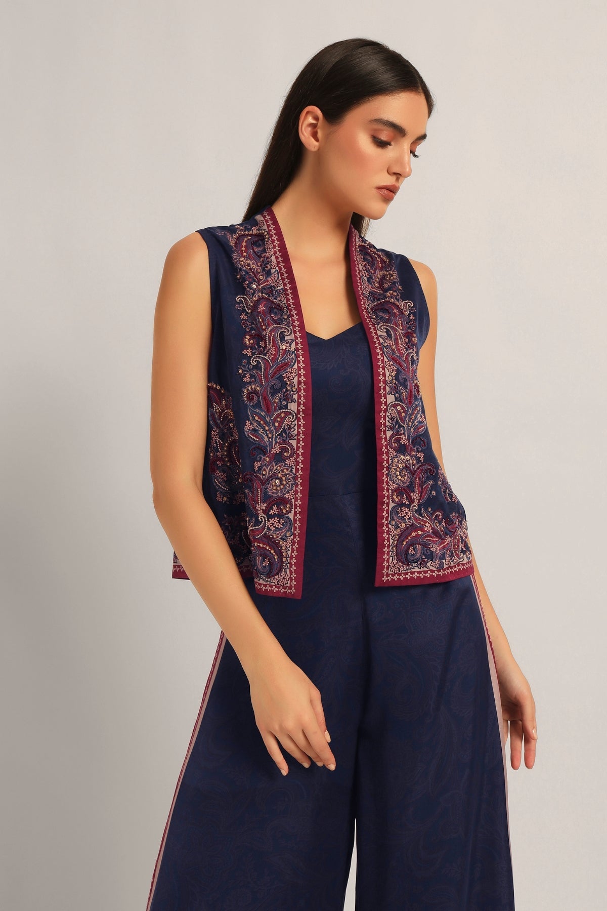 PAISEY PRINTED JUMPSUIT Namrata Joshipura Online