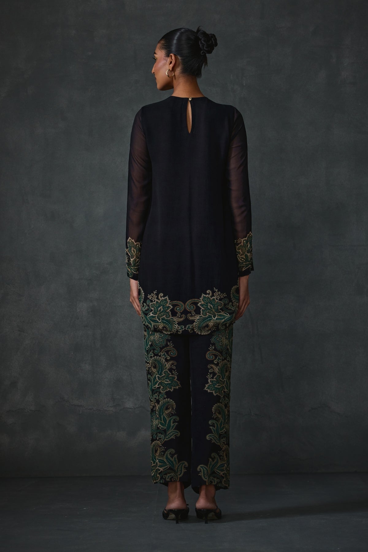 Paisley Overlap Co-ord Set Namrata Joshipura Online