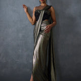 Lattice Corset Foil Saree Namrata Joshipura Online