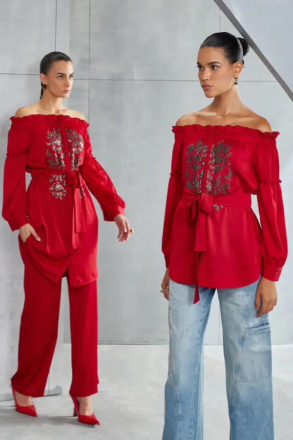 Riverleaf Off Shoulder Top Namrata Joshipura