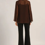 MIDNIGHT BLOOM DOUBLE LAYER TOP Namrata Joshipura Online