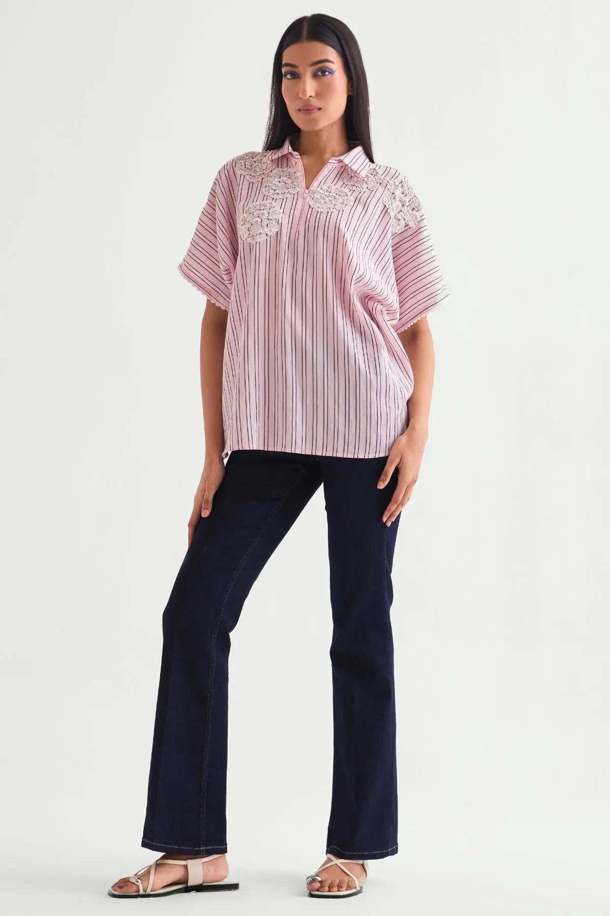 Wildbloom Zipper Back Tie Top Namrata Joshipura Online