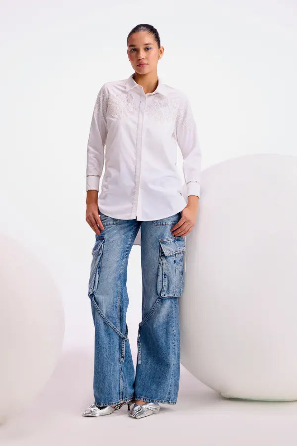 Zebrina Poplin Top Namrata Joshipura