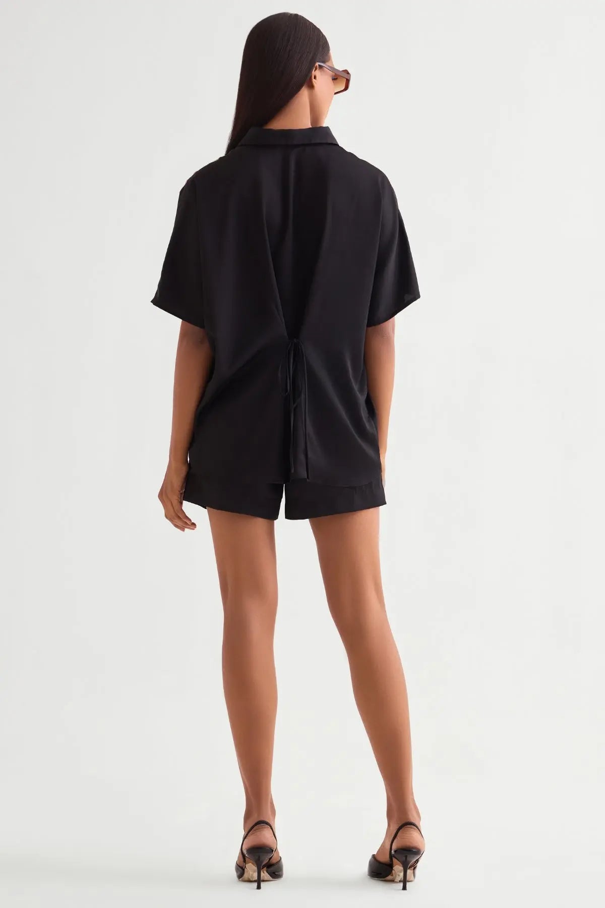 Gloria Zipper Back Tie Top Namrata Joshipura Online