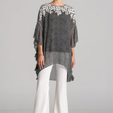 IVY WAVES SIDE FRILL TUNIC