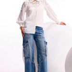 Annes Lace Cutwork Top Namrata Joshipura