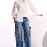 Annes Lace Cutwork Top Namrata Joshipura