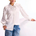 Annes Lace Cutwork Top Namrata Joshipura